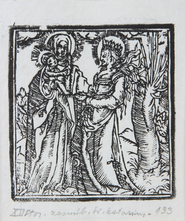 Neznámy autor – Zasnúbenie sv. Kataríny 