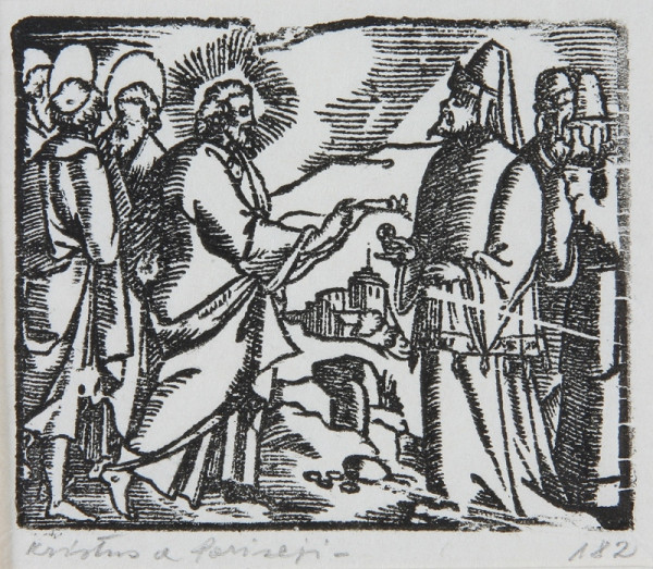 Neznámy autor – Kristus a farizeji 