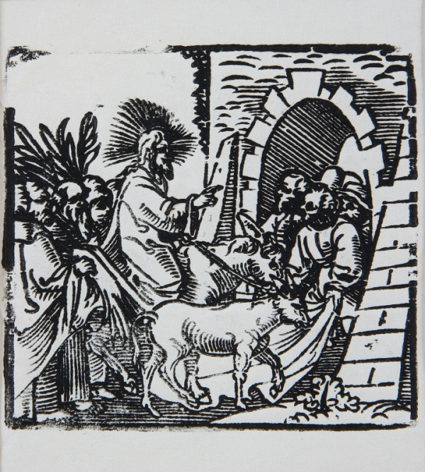 Neznámy autor – Príchod Krista do Jeruzalema 