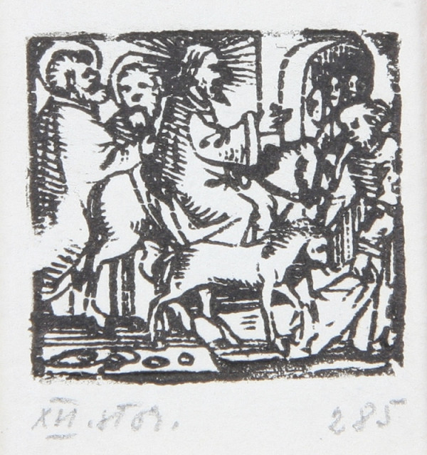 Neznámy autor – Vjazd Krista do Jeruzalema 