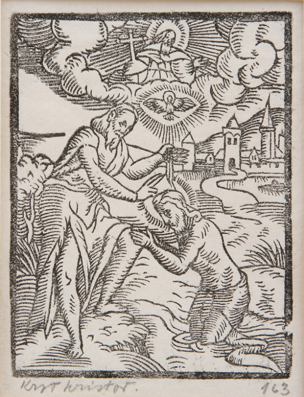 Neznámy autor – Kristov krst 