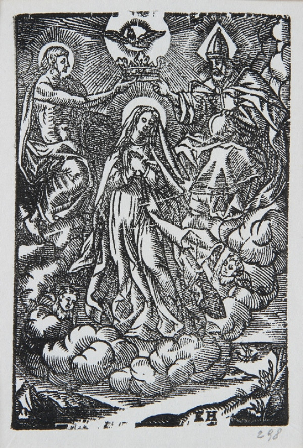 Neznámy autor – Korunovanie P. Márie 