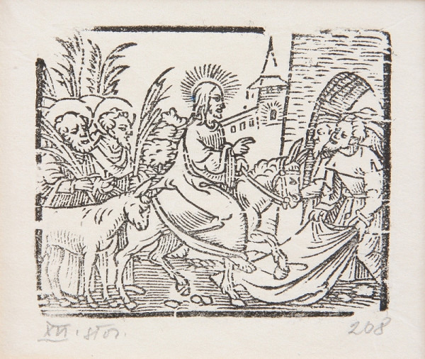 Neznámy autor – Vjazd do Jeruzalema 