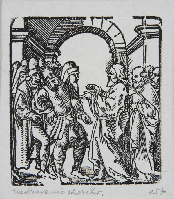 Neznámy autor – Kristus uzdravuje diablom posadnutého 