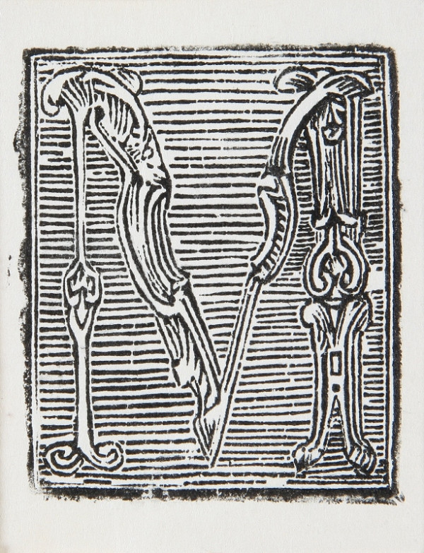 Neznámy autor – Iniciála M 