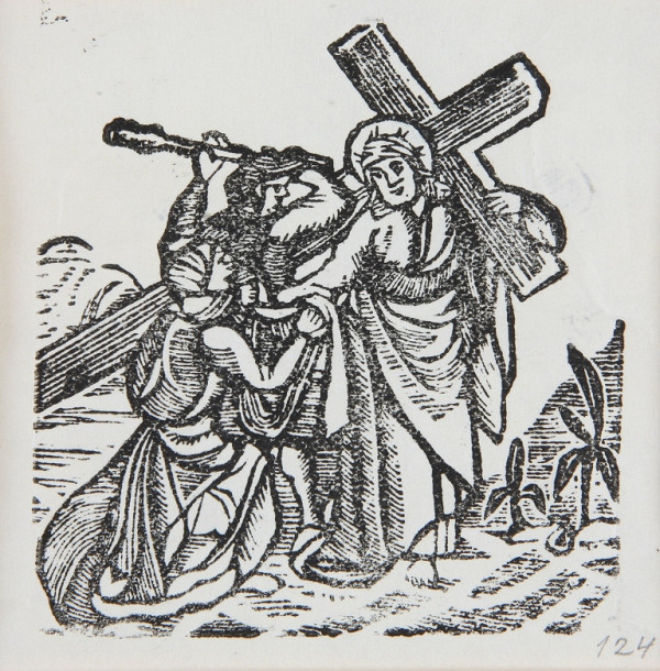 Neznámy autor – Stretnutie s Veronikou - VI. zastavenie krížovej cesty 