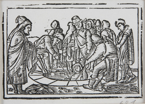 Neznámy autor – Jozefa vyťahujú z cisterny 