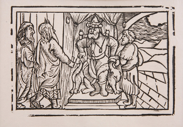 Neznámy autor – Mojžiš s Áronom pred faraónom 