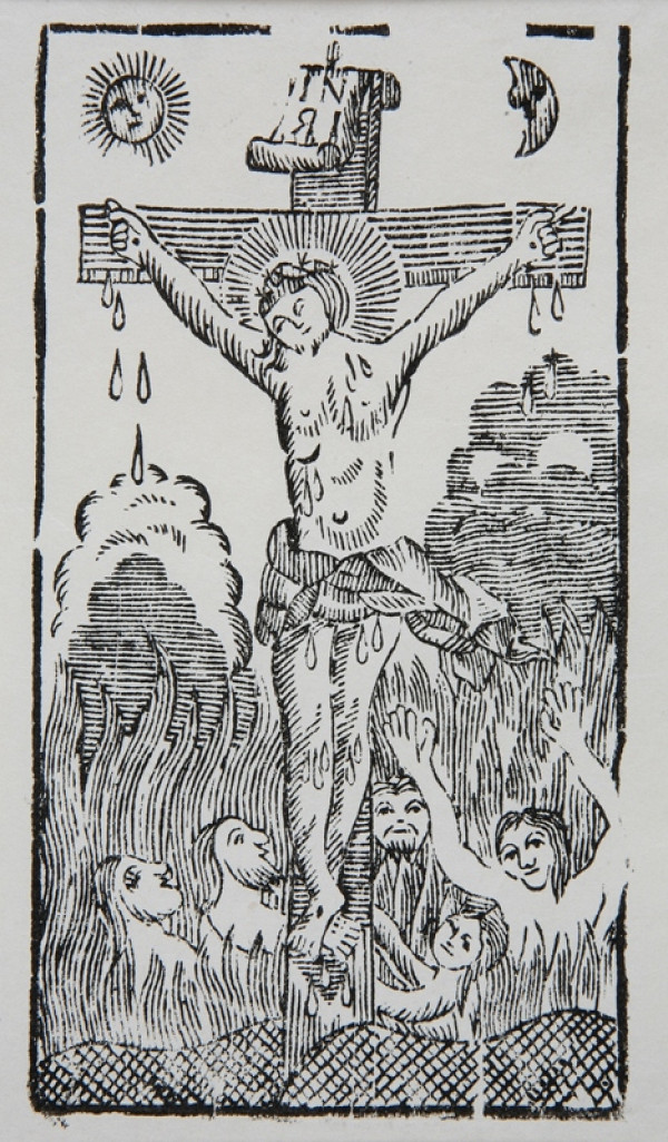 Neznámy autor – Kristus vykupujúci duše v očistci 