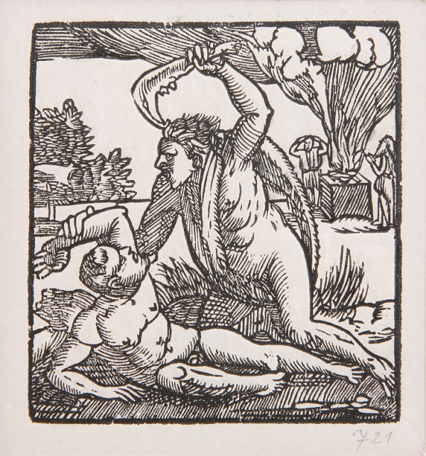 Neznámy autor – Kain zabíja Ábela 