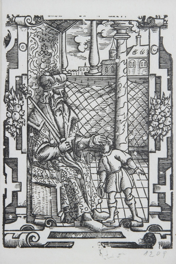 Neznámy autor – Kráľ s chlapčekom 