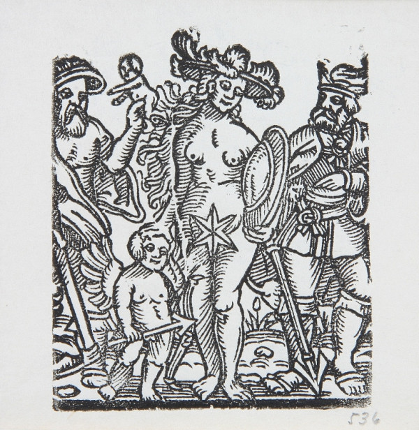 Neznámy autor – Venuša - Ilustrácia kalendára 