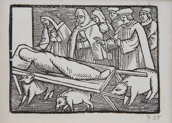 Neznámy autor – Historie LXXI - Ilustrácia k príhodám Tilla Eulenspiegla 