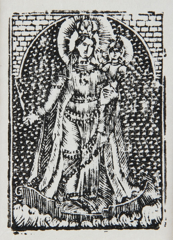 Neznámy autor – Panna Mária, patrónka Uhorska 