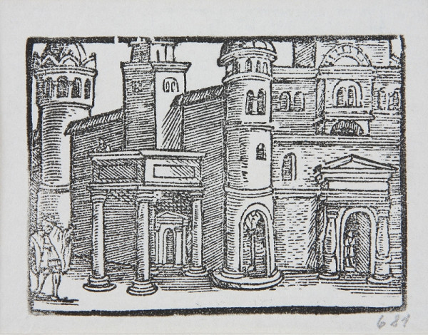 Neznámy autor – Palác - Ilustrácia k histórii o krásnej Magelóne 