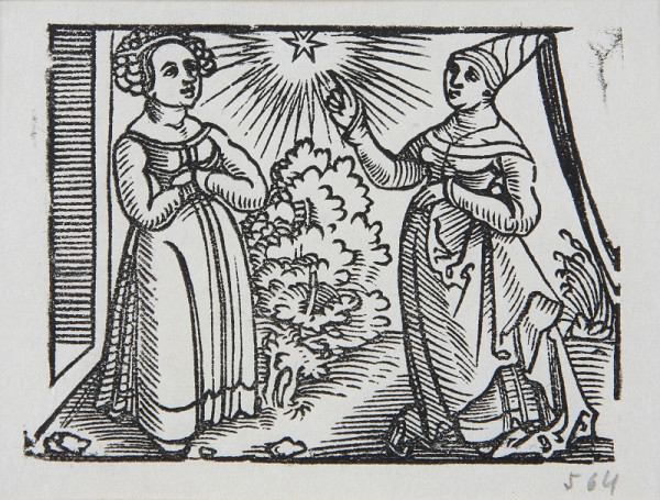 Neznámy autor – Dve ženy s hviezdou 