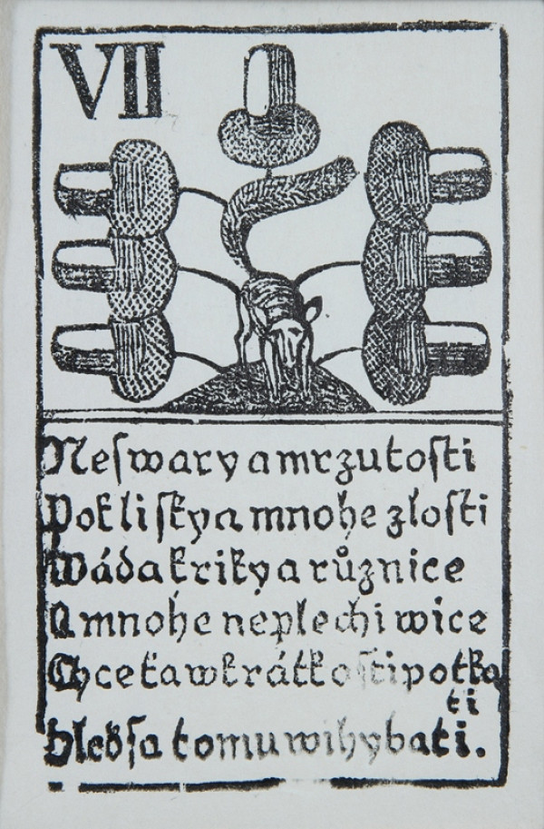 Vinco Obesko – Žaluďová sedma - vykladacia karta 