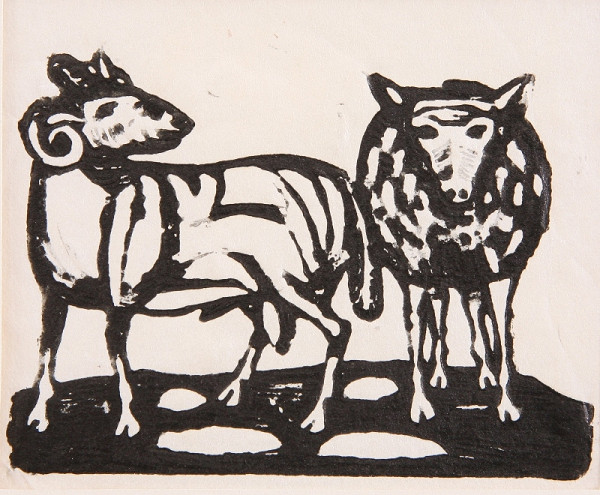 Neznámy autor – Baran a ovca 