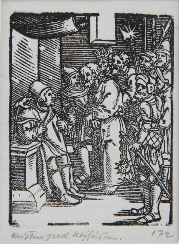 Neznámy autor – Kristus pred Kajfášom 