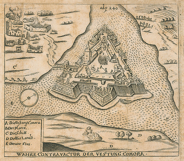 Neznámy rytec, Johann Ledentu – Komárno 