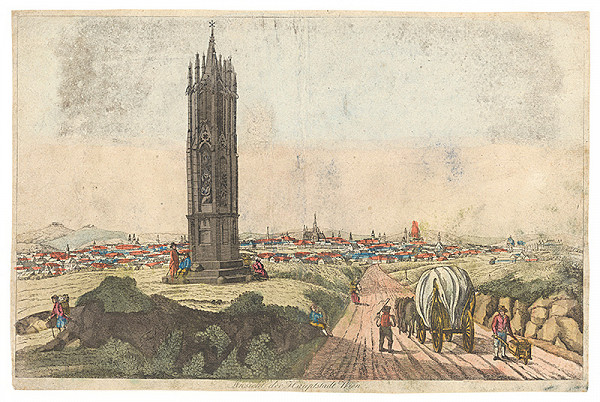 Neznámy autor – Pohľad na Viedeň 