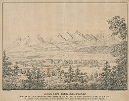 Josef Trentsensky, S. Miller – Pohľad na Tatry 