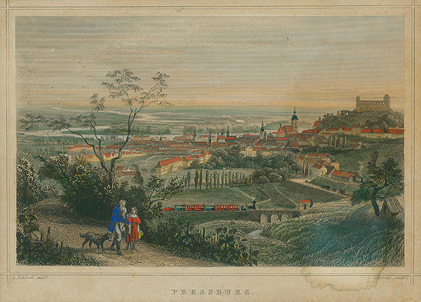 J. Carl Varrall, Ludwig Rohbock – Bratislava - pohľad zo severu 