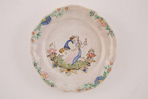 Ferdiš Kostka – Tanier s figurálnou dvojicou 