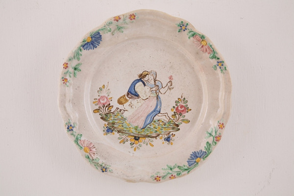 Ferdiš Kostka – Tanier s figurálnou dvojicou 