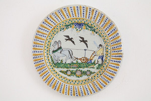 Ferdiš Kostka – Veľký tanier s oráčom 