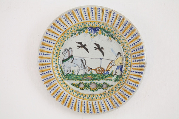 Ferdiš Kostka – Veľký tanier s oráčom 