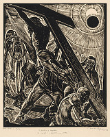 Július Szabó – Vztýčenie kríža 