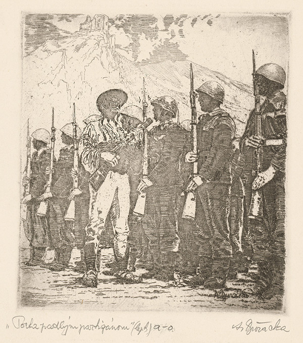 Anton Djuračka – Pocta padlým partizánom 