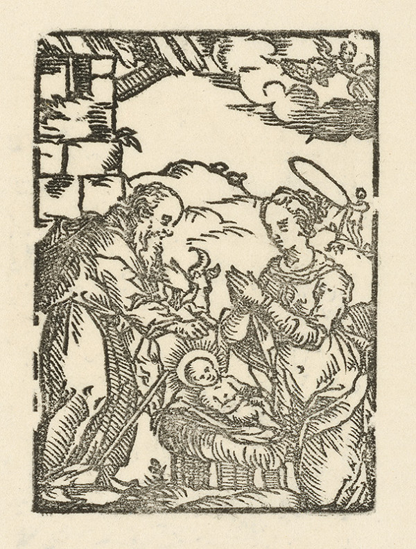 Moravský grafik zo začiatku 17. storočia – Narodenie 