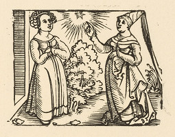 Nemecký grafik z 1. polovice 16. storočia – Rozhovor dvoch paní 