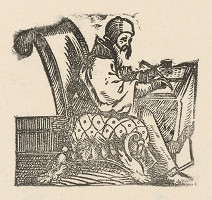 Nemecký grafik z 1. polovice 16. storočia – Evanjelista Lukáš 