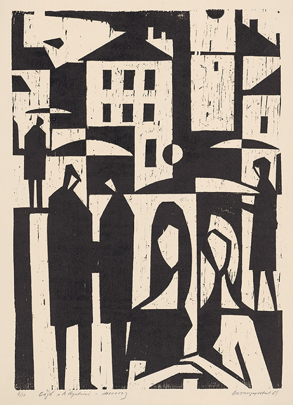 Dušan Zapletal – Dážď v Banskej Bystrici 