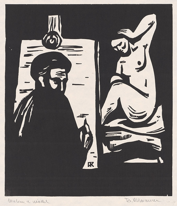 Róbert Dúbravec – Maliar a model 