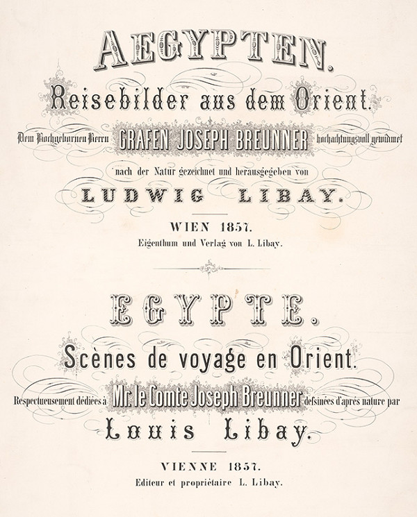 Karol Ľudovít Libay – Aegypten - Egypte 