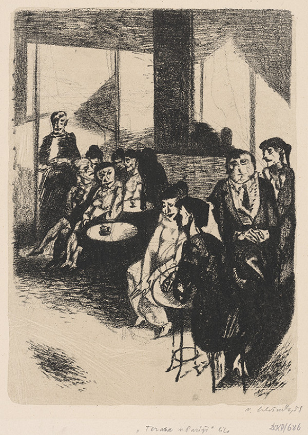 Vincent Hložník – Terasa v Paríži 