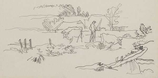 Jaroslav Vodrážka – Kresba č. 5 - Martin 