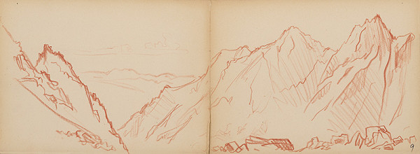 Jaroslav Vodrážka – Kresba č. 9 - Ždiar 