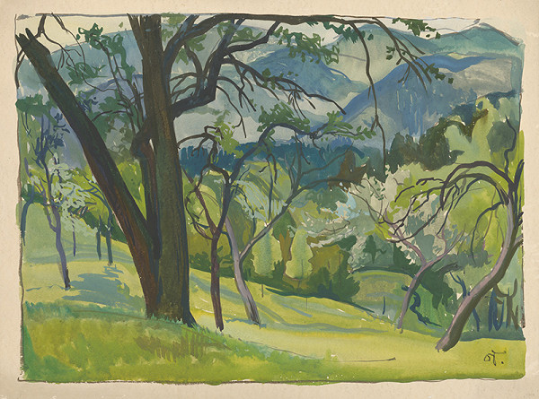 Jaroslav Vodrážka – Jarná krajina 