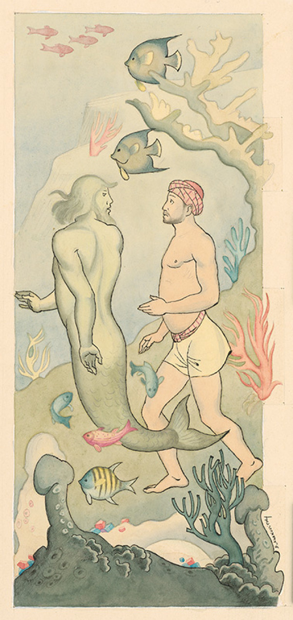 Emil Makovický – Rozprávka o Abdalláhovi pozemskom a Abdalláhovi morskom III 