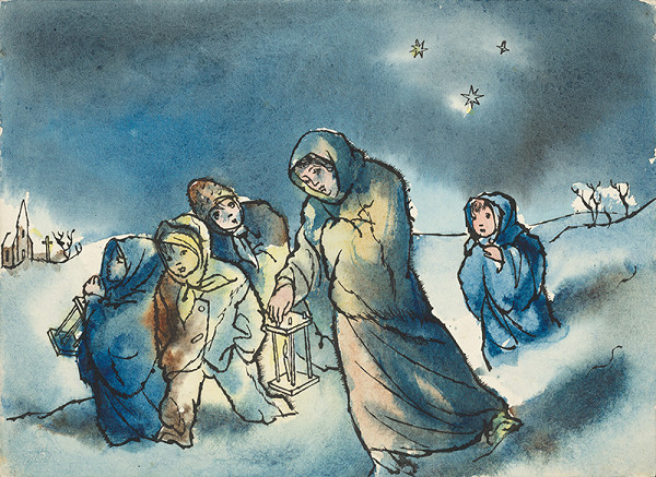 Vincent Hložník – Zimný motív IX 