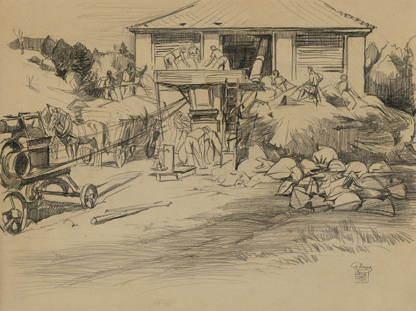 Gejza Angyal – Mlátenie 