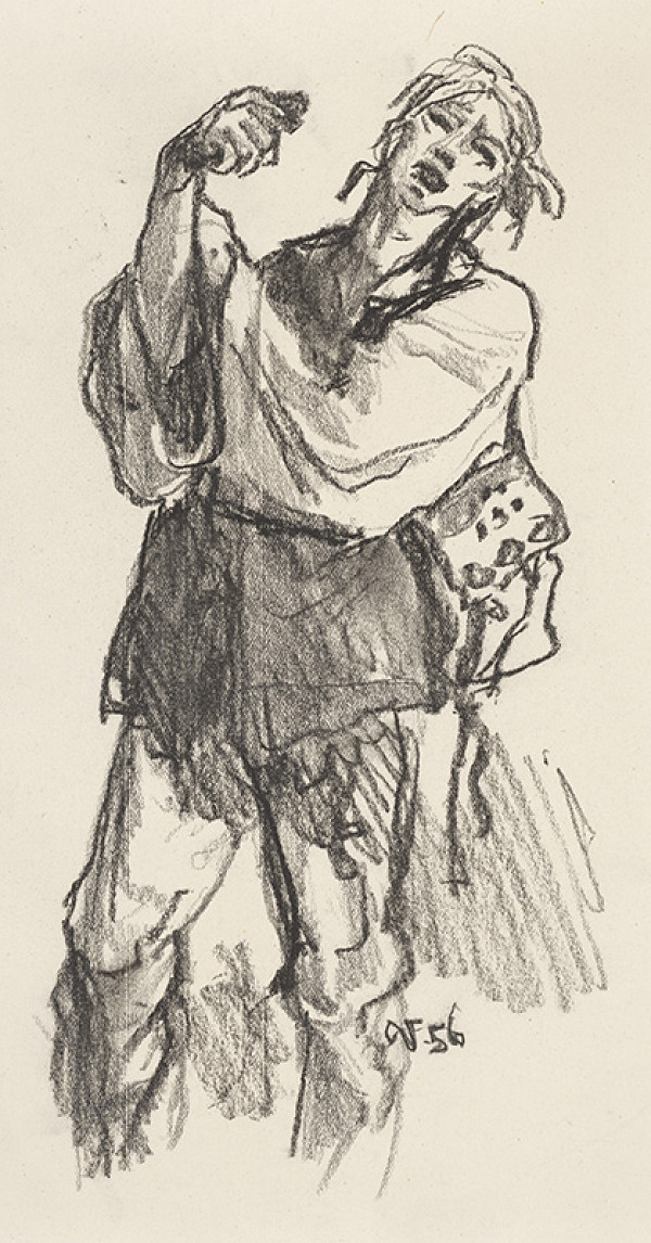 Jaroslav Vodrážka – Figurálna štúdia I. 