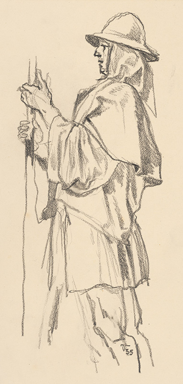 Jaroslav Vodrážka – Figurálna štúdia IV. 