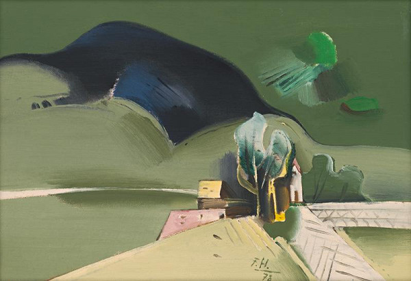 Ferdinand Hložník – Krajina pri Váhu 