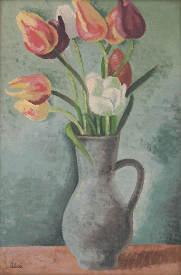 Mikuláš Galanda – Tulipány v džbáne 